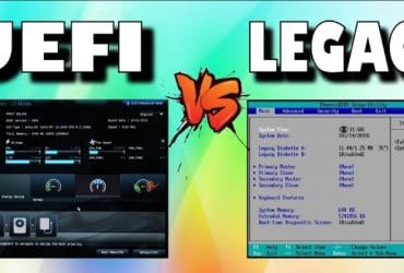 legacy vs uefi در سرور اچ پی و کامپیوتر خانگی