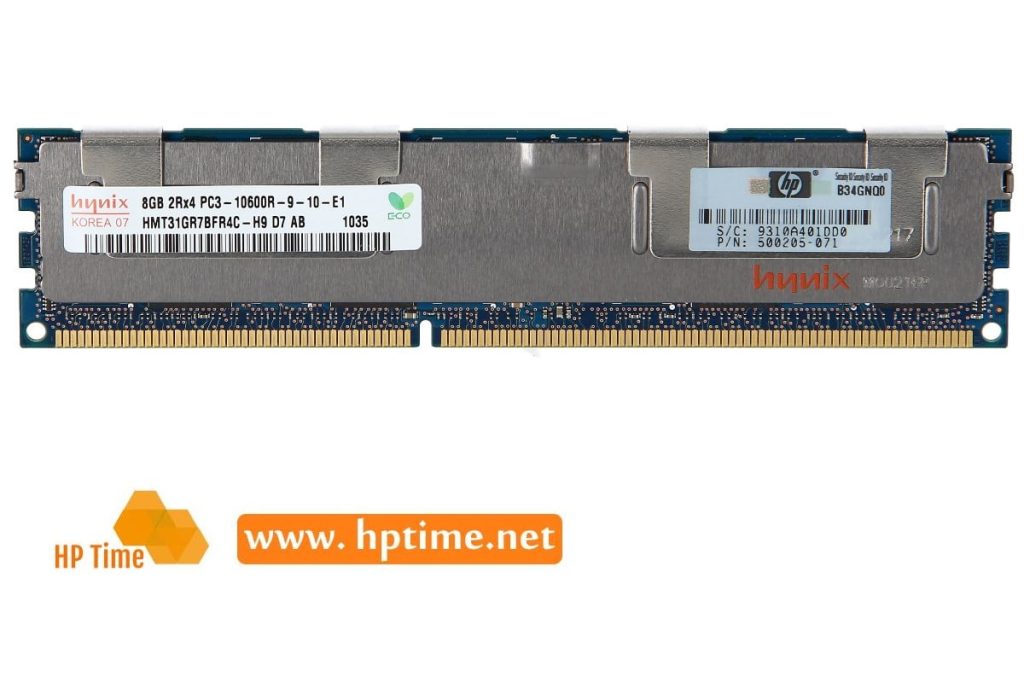 رم 8gb سرور hp پارت ram hp 8gb 2rx4 pc3 10600r