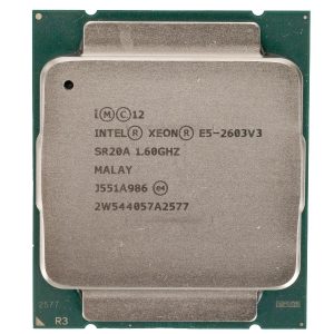 خرید cpu استوک و کارکرده دست دوم مدل intel 2603 v3 سرور اچ پی g9