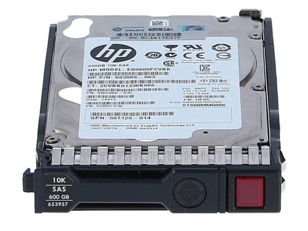 قیمت هارد اچ پی مدل HDD HPE 600GB SAS 10K 12G NEW DS