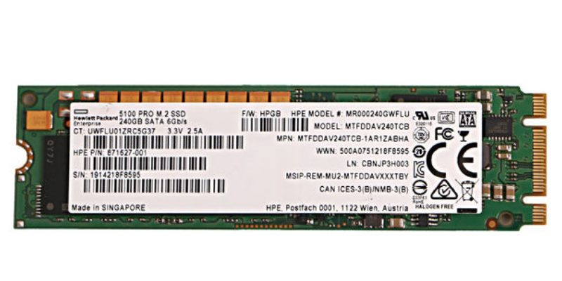 SSD HPE 240GB SATA 6G read intensive M2