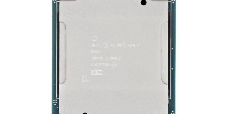 خرید cpu فرکانس بالای 3 گیگاهرتز برای سرور اچ پی g10 مدل intel xeon gold 6234 با 8کور هسته و 16 ترد