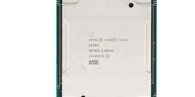 خرید cpu intel xeon Gold 6230N برای سرور جی 10 با 20 هسته و فرکانس 2.3 گیگاهرتز