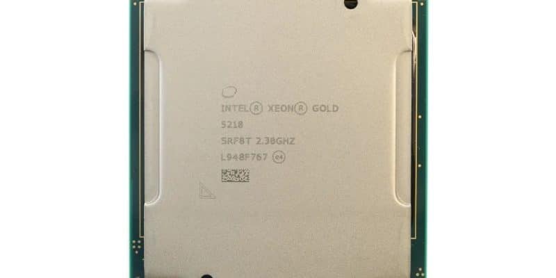 خرید CPU intel xeon Gold 5218 برای سرور hp g10 دارای 16 core و فرکانس پایه 2.3 ghz