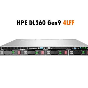 خرید سرور HPE DL360 G9 4LFF + 4SSD داخلی با گارانتی 4 ماهه و پاورهای 800 وات