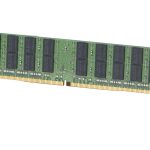نمای پشت ram hp 32gb ddr4 2133p lrdimm quad rank