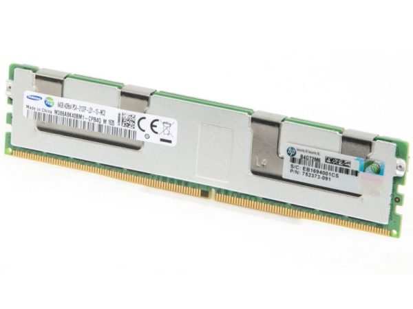 مشخصات ، قیمت و خرید RAM HP 64GB 4DRX4 DDR4 2133P LR-DIMM برند HP برای سرور G9 اچ پی