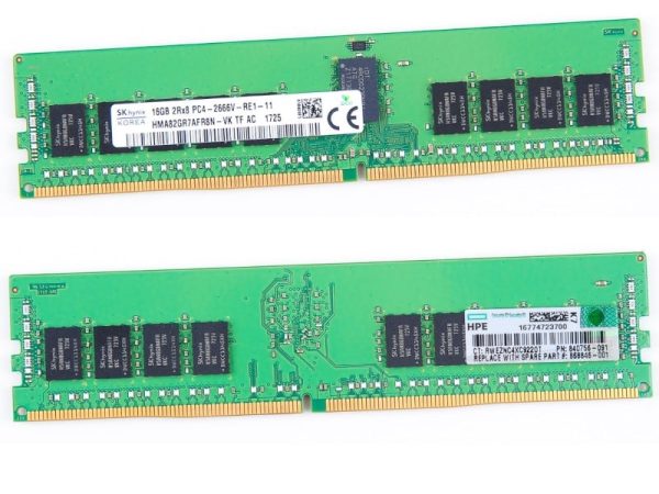 خرید RAM HPE 16GB 2RX8 Dual-Rank 2666V-R R-Dimm برند hpe مناسب سرور g10