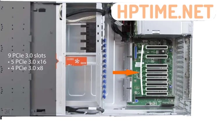 اسلات PCI 3.0 بر روی سرور HP DL580 G9