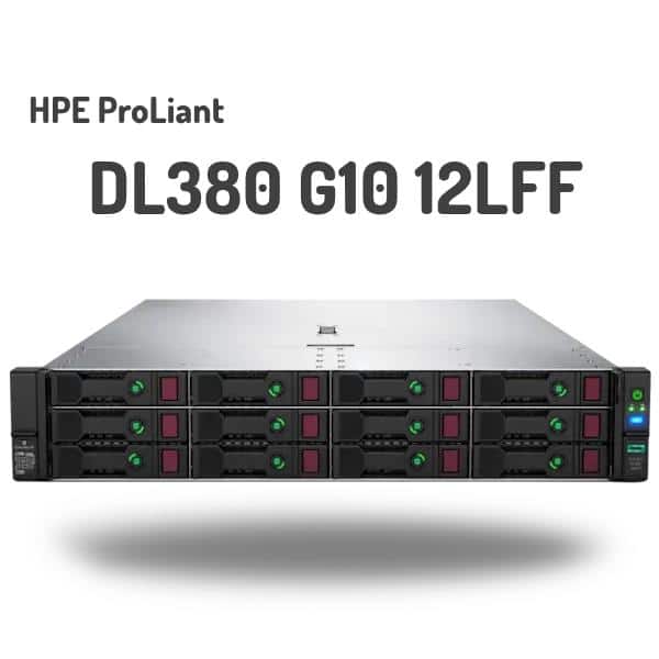خرید سرور اچ پی مدل HPE DL380 G10 12LFF با گارانتی اچ پی تایم