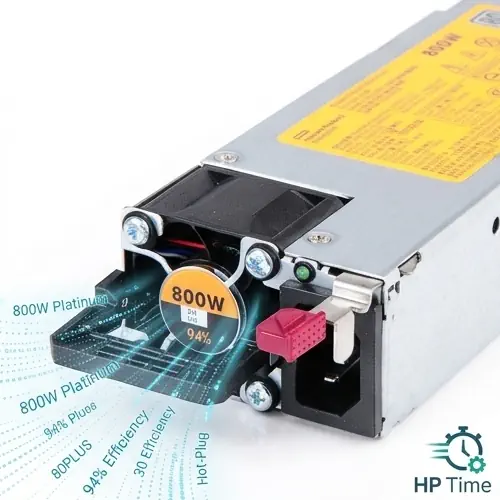 مشخصات، قیمت و خرید پاور 800W سرور اچ پی G9 با گارانتی تعویض در اچ پی تایم