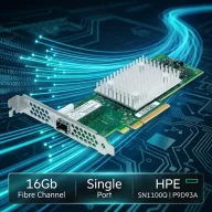 خرید کارت HBA HPE SN1100Q 16Gb 1-Port Fibre Channel با پارت نامبر P9D93A و Spare 853010-001، مناسب اتصال سرور به SAN و استوریج Fibre Channel.