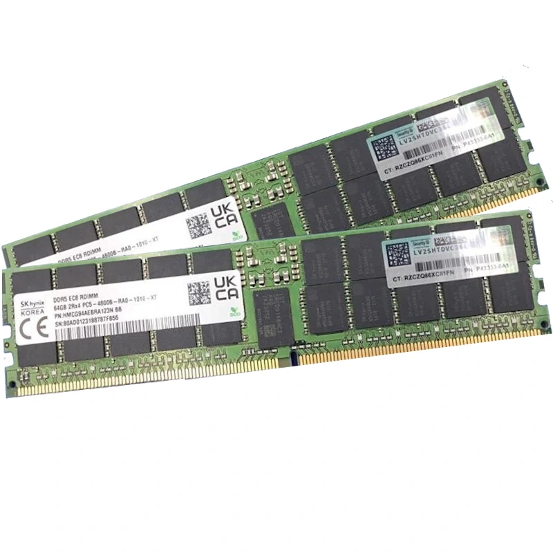 خرید رم سرور HPE 64GB DDR5-4800 RDIMM Smart Memory با پارت نامبر P43331-B21. بررسی مشخصات فنی، سازگاری، کاربردها و قیمت رم سرور اچ پی.
