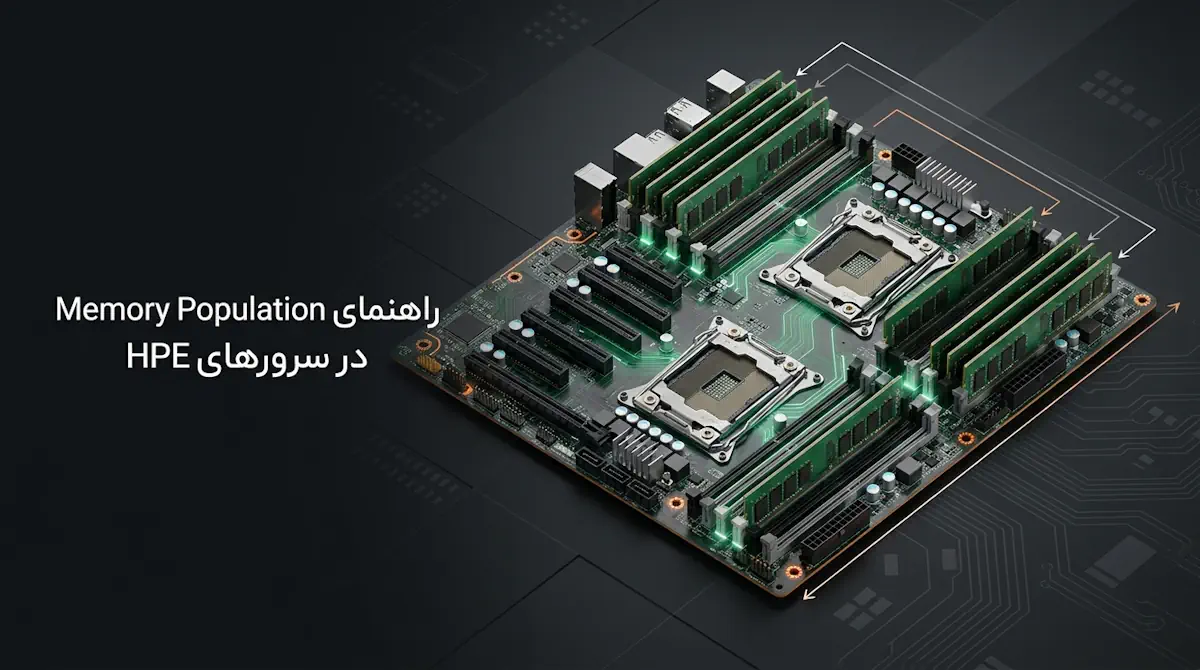 راهنمای نصب رم سرور HPE | چیدمان، سازگاری و ارتقای حافظه