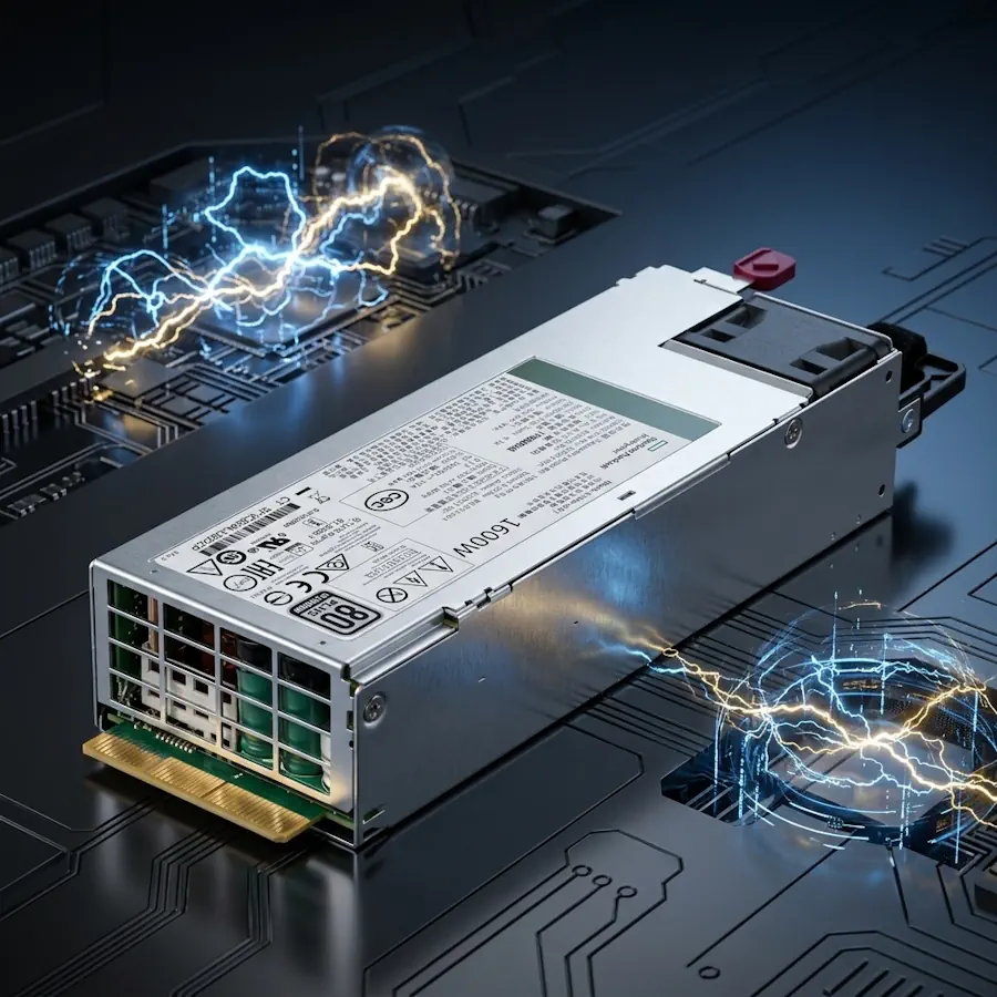 خرید پاور سرور HP 1600W G10 مناسب سرورهای HPE ProLiant Gen10 با توان 1600 وات